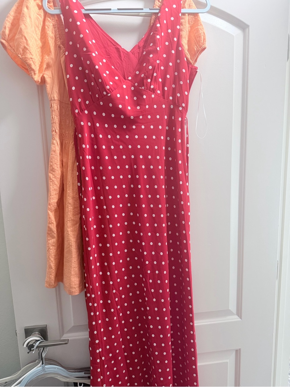 Princess Polly Red Polka Dot Maxi Dress